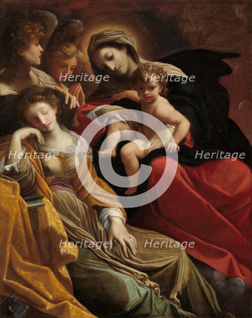 The Dream of Saint Catherine of Alexandria, c. 1593. Creator: Lodovico Carracci.