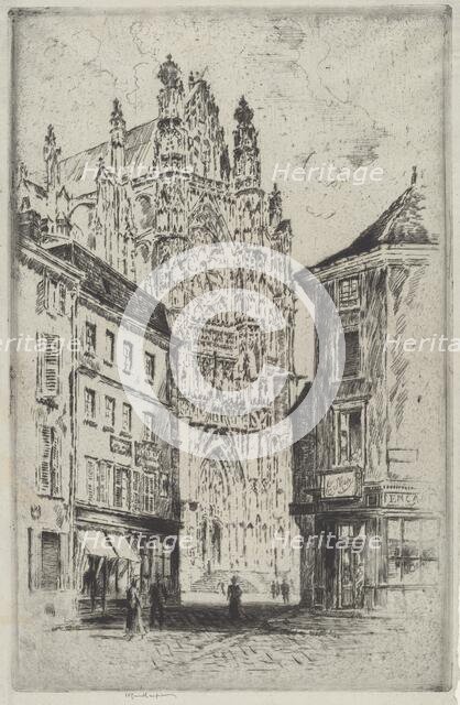 The Transept, Beauvais, 1907. Creator: Joseph Pennell.