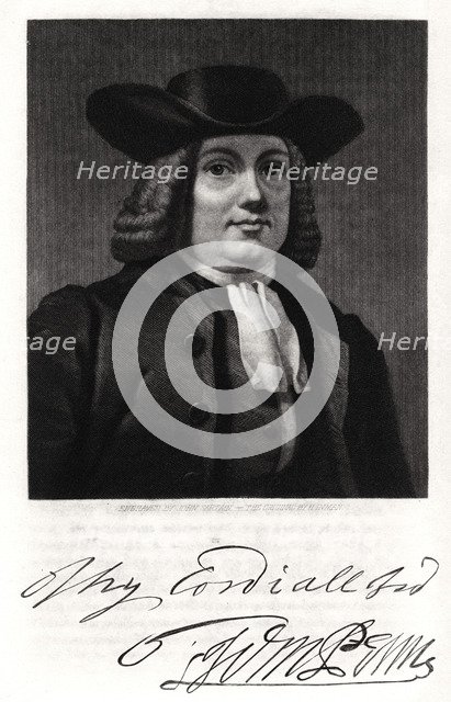 'William Penn', 19th century.  Creator: John Sartain.