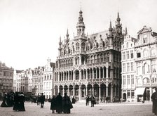 Market Square, Brussels, 1898.Artist: James Batkin