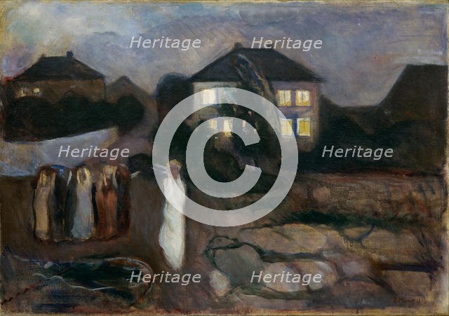The Storm. Artist: Munch, Edvard (1863-1944)