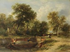 Lock Scene, 1825-1849. Creator: James Stark.