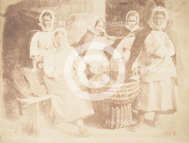 Fisher Lassies, 1843-47. Creators: David Octavius Hill, Robert Adamson, Hill & Adamson.