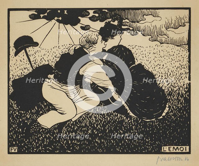 L'Émoi, 1894. Creator: Vallotton, Felix Edouard (1865-1925).