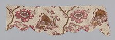 Valance (Furnishing Fabric), France, 1780/1800. Creator: Unknown.