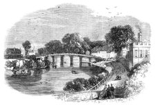 Hampton Court Old Bridge, 1864. Creator: Mason Jackson.