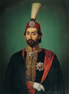 Sultan Abdülmecid I, Mid of the 19th cen.. Artist: Anonymous  