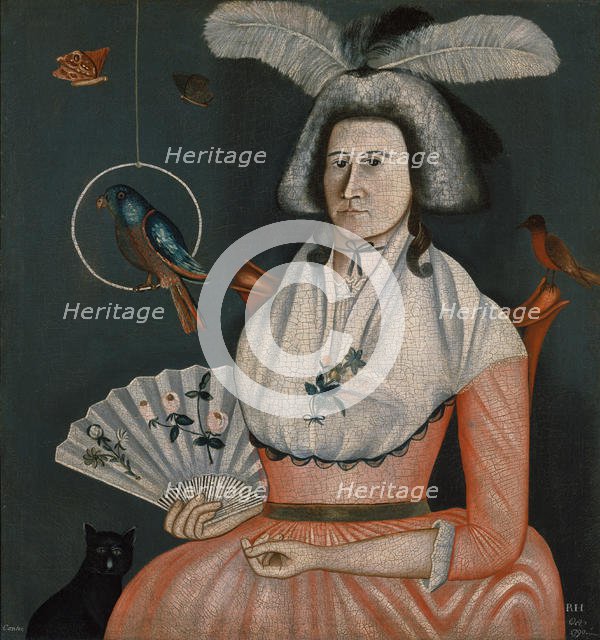 Molly Wales Fobes, 1790. Creator: Rufus Hathaway.