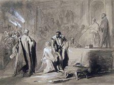 'Othello and Desdemona before the Senate', 1847.                  Artist: Sir John Gilbert