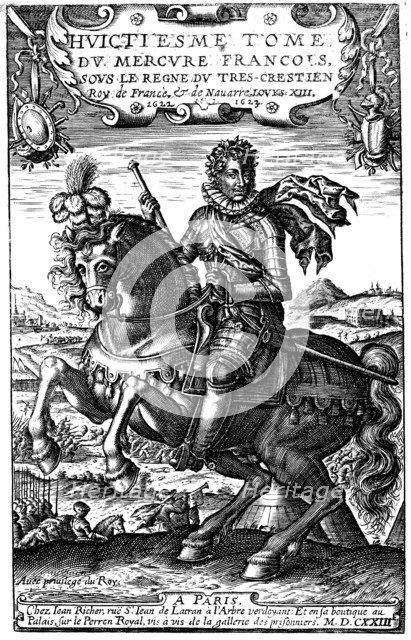 Louis XIII of France, 1623. Artist: Unknown