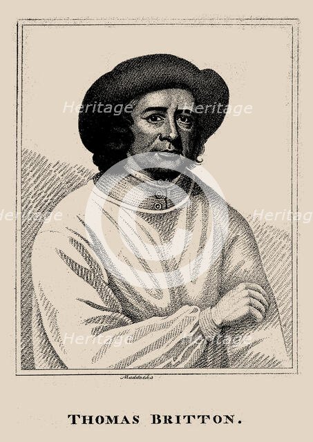 Portrait of Thomas Britton (1644-1714), 1703. Creator: Maddocks, William (active c. 1777-1806).