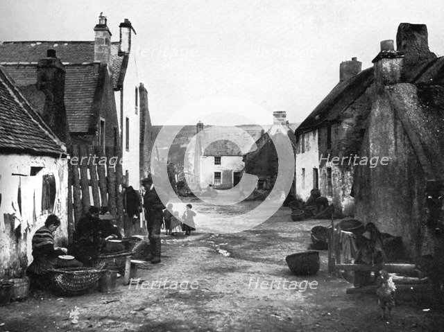 In the fishertown, Cromarty, Scotland, 1924-1926.Artist: Valentine & Sons Ltd