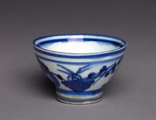 Tea Bowl, 1800s ?. Creator: Chantilly Porcelain Factory (French).