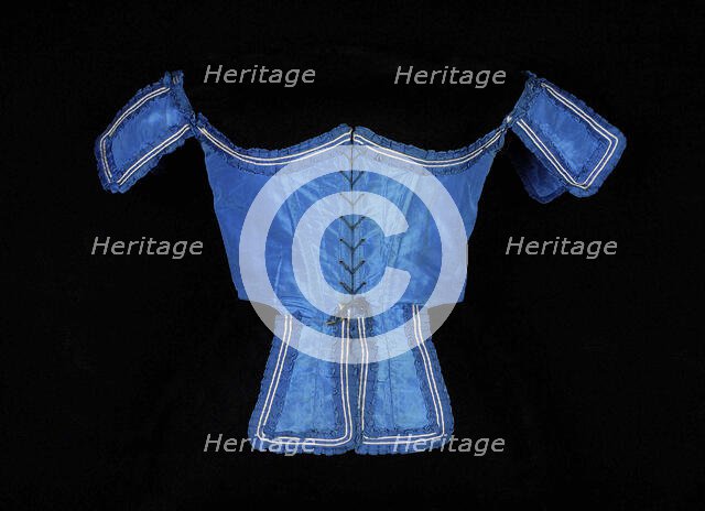 Bodice, American, ca. 1865. Creator: Unknown.