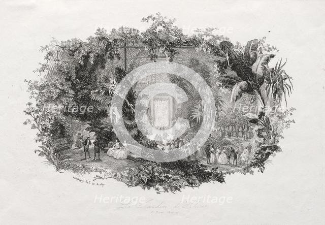 The Winter Garden, 1842-1843. Creator: Charles François Daubigny (French, 1817-1878).