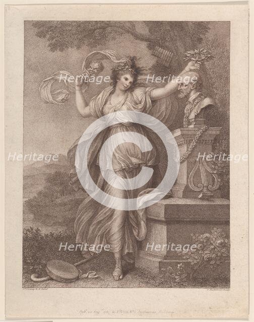 Mrs. Abington as Thalia, August 20, 1783. Creator: Francesco Bartolozzi.