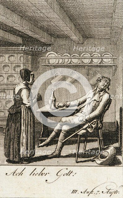 Iffland's Jager, 1786. Creator: Daniel Nikolaus Chodowiecki.