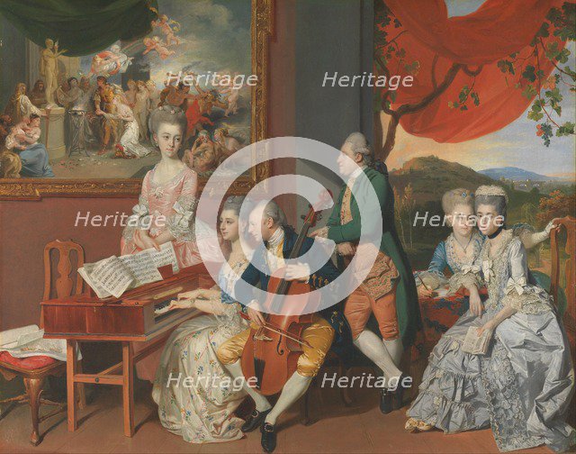 The Gore Family with George, Third Earl Cowper.