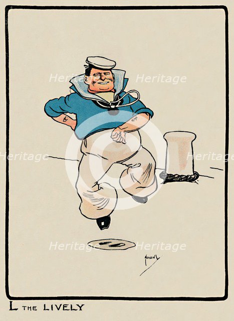 'L the Lively', 1903. Artist: John Hassall.