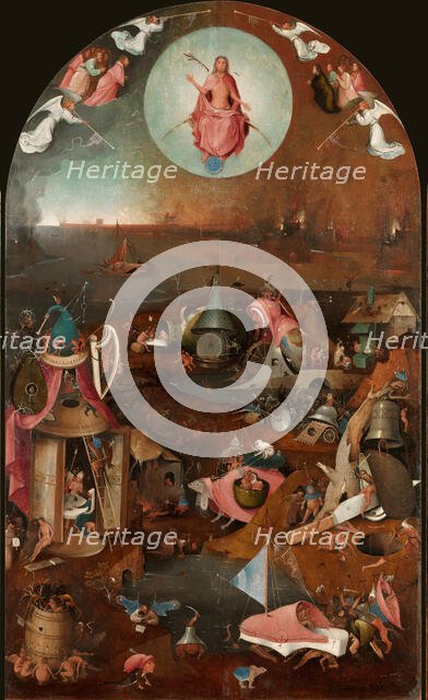 The Last Judgment (Triptych, central panel), ca 1490-1510. Creator: Bosch, Hieronymus (c. 1450-1516).