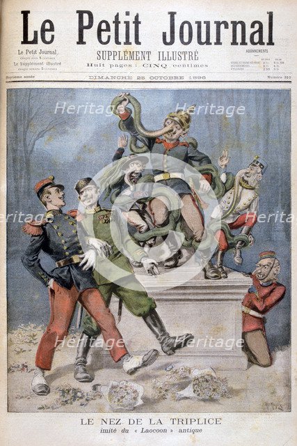 The Allies' Nose, after Laocoon, 1896. Artist: Henri Meyer