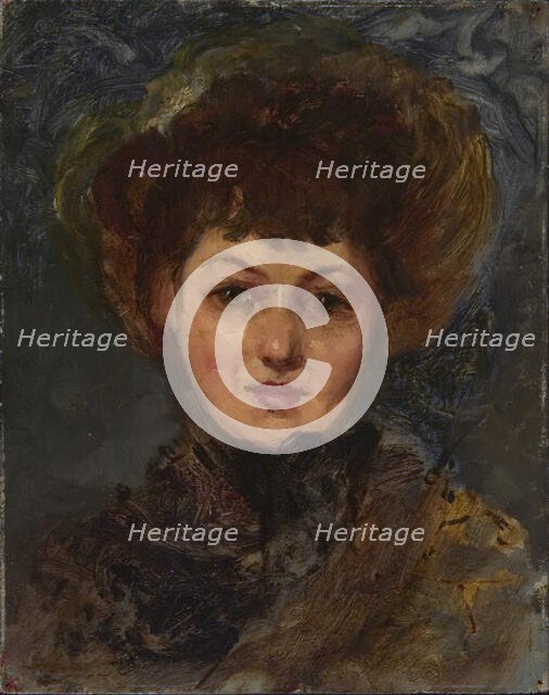 Portrait of Mrs. John Gellatly, 1890-1897. Creator: Eleanor Greatorex.