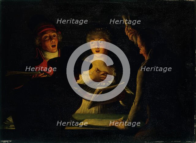 Chanteurs patriotes, dit aussi la "Marseillaise", 1794. Creator: Dominique Doncre.