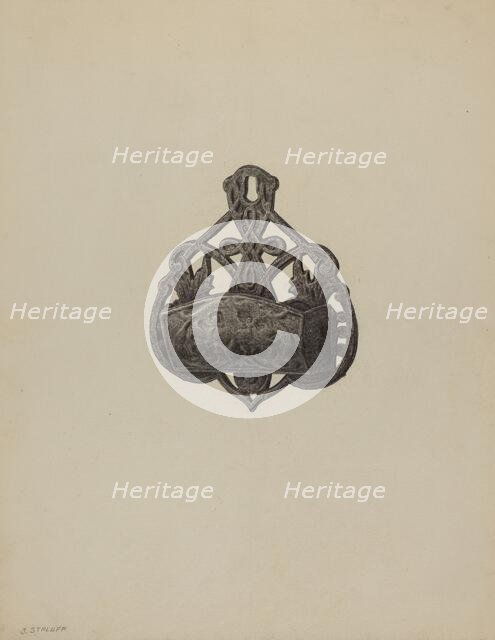 Match Safe, c. 1939. Creator: Jack Staloff.