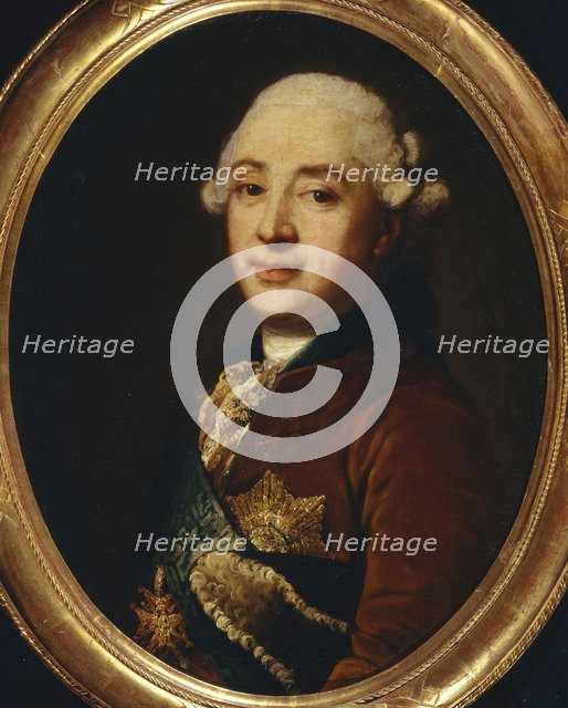 Portrait of Vice-Chancellor Prince Alexander Mikhaylovich Golitsyn (1723-1807), 1764. Artist: Erichsen, Vigilius (1722-1782)