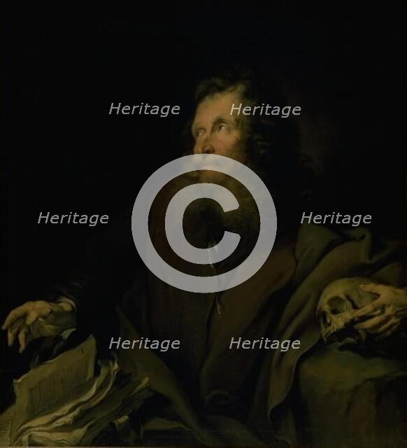 Wax Modeller Simon as St. Jerome, 1665. Creator: Henrich Dittmers.