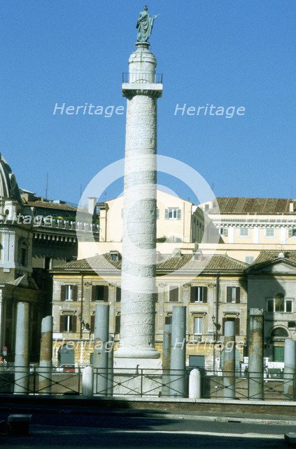 Trajan's column, Rome, 106-113. Artist: Unknown