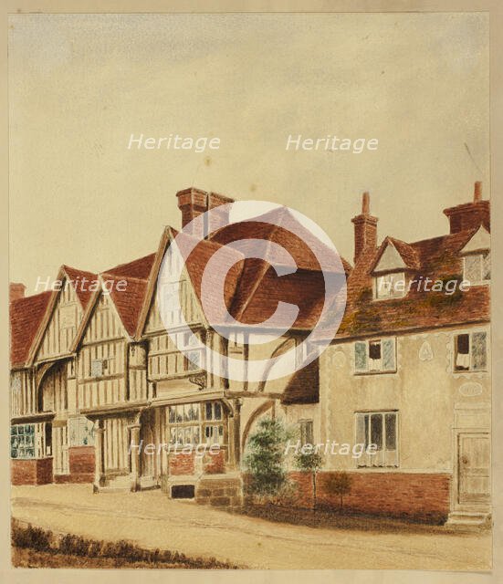 Tudor House Fronts, late 19th century. Creator: John Sell Cotman.