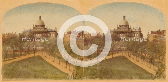 The State House, Boston, U.S., 1859. Creator: William England.