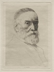 G. F. Watts. Creator: Alphonse Legros (French, 1837-1911).