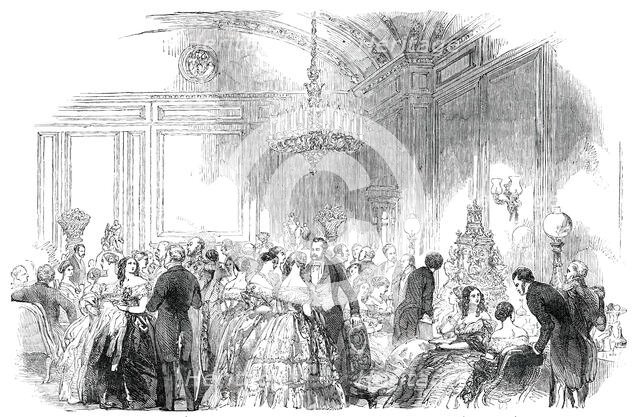 Lady John Russell's Assembly on Wednesday Evening, at Downing-Street - the Refreshment Room, 1850. Creator: Unknown.
