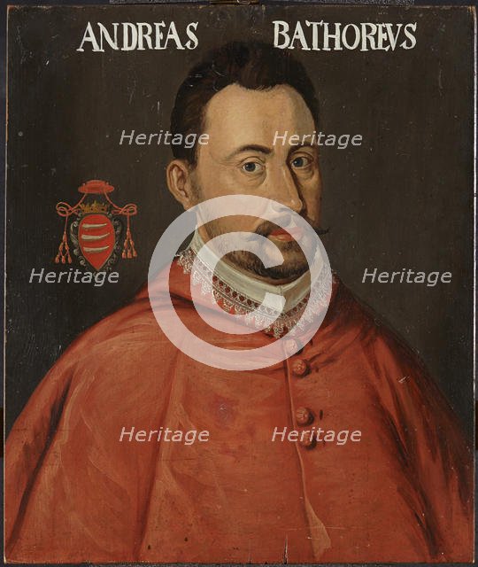 Portrait of Cardinal Andrew Báthory (1563-1599), ca 1690. Creator: Anonymous.