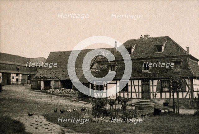 The farm and laboratory of JB Boussingault in Pechelbronn, France, c1880s. Creator: Unknown.