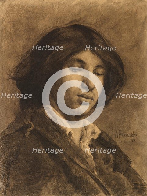 A Model, 1883. Creator: William Forsyth.