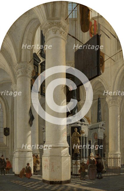 The Tomb of William the Silent in the Nieuwe Kerk in Delft, 1651. Creator: Gerard Houckgeest.