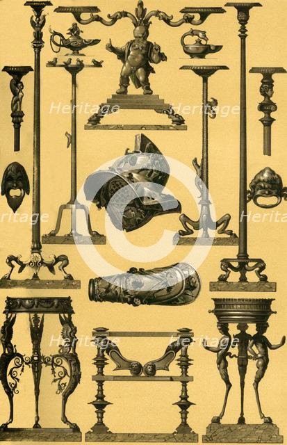 Roman metalwork, (1898).  Creator: Unknown.