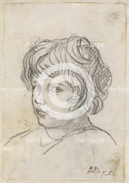 Head of a Boy, 1775/80. Creator: Jacques-Louis David.