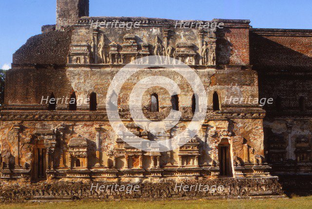 12th century Lankatilaka, Polonnaruwa, Sri Lanka. 20th century. Artist: CM Dixon.