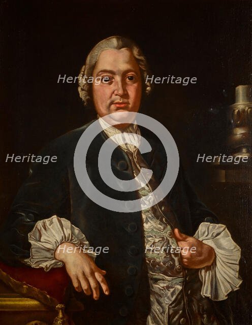 Portrait of the composer Niccolò Jommelli (1714-1774). Creator: Amalfi, Carlo (1707-1787).