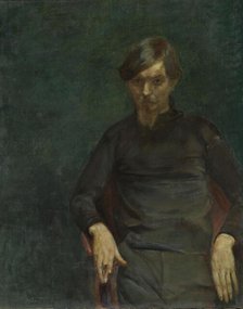 Portrait of the Swedish Painter Ivar Arosenius, probably 1905. Creator: Oda Krohg.