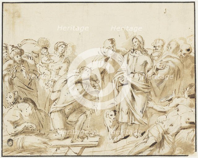 Christ heals a lame man. Creator: Jan Philipsz van Bouckhorst.