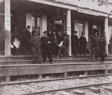 Hanover Junction Station, Pennsylvania, 1861-65. Creator: Unknown.