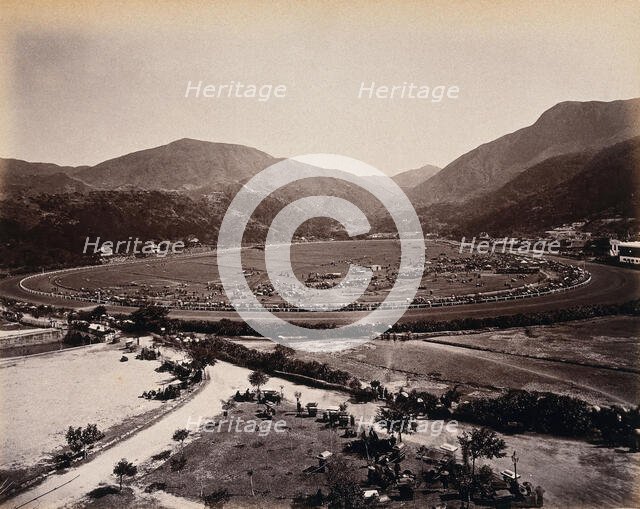 The racecourse, Hong Kong, c1873. Creator: William Pryor Floyd.