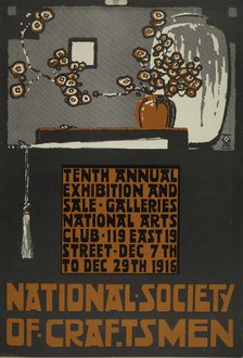 Tenth annual exhibition and sale [..] national society of craftsman, c1887 - 1922. Creator: Unknown.