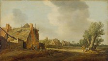 Village Street, 1628. Creator: Jan van Goyen.