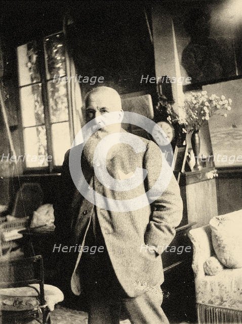 Claude Monet in His Studio at Giverny. Creator: Anonymous.